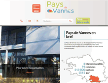 Tablet Screenshot of pays-vannes.fr